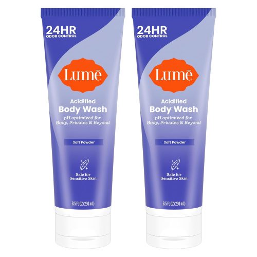 Lume Acidified Body Wash for 24 Hour Odor Control - Removes Odor Better than Soap - Hydrating Formula
