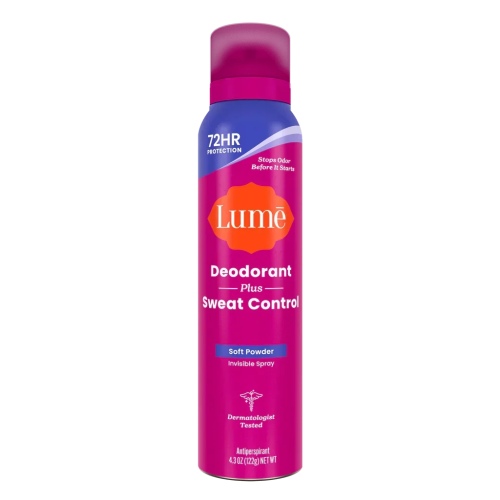 Lume Sweat Control Spray Deodorant Soft Powder